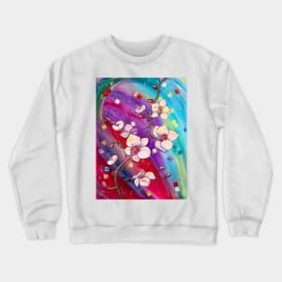 White Orchid Crewneck Sweatshirt